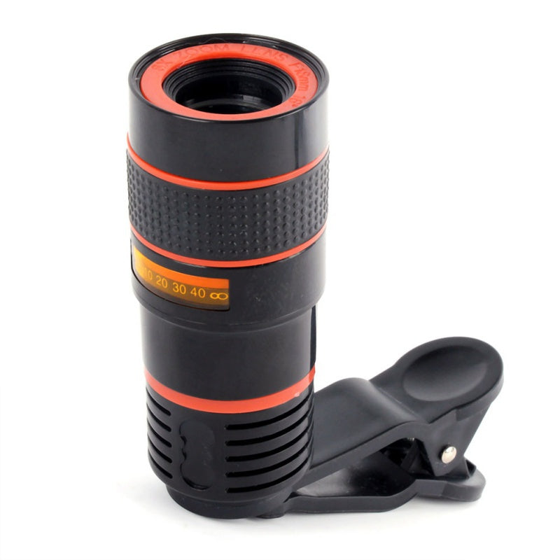 Mobile Phone Camera Lens 12X Zoom Telephoto Lens External Telescope With  Universal Clip for Smartphone